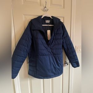 Women’s Land’s End Half Zip Pullover w Hood